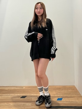 「adidas（アディダス）のSAMBA OG / アディダスオリジナルス adidas Originals（スニーカー）」を使った、YRさん（レディース・153cm）の秋コーディネート