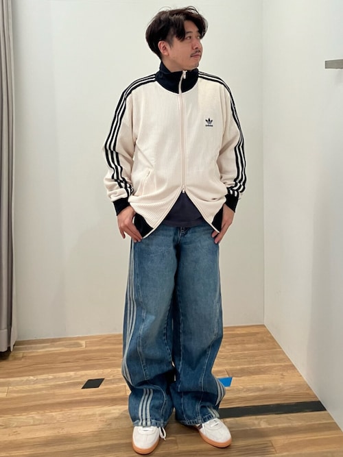 adidas トラックトップ　ワッフルジャージ adidas Originals - 日本未発売カラーS⭐️adidas アディカラー