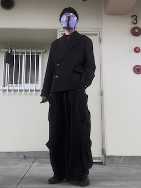 「HARE（ハレ）のアイテム（パンツ）」を使った、4kiさん（メンズ・171cm）の冬コーディネート