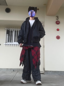 「BACK NUMBER（バックナンバー）のアイテム」を使った、4kiさん（メンズ・171cm）の冬コーディネート