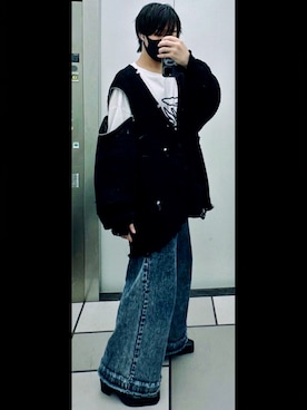 「大学生コーデ」｜「アイテム（ブーツ）」を使った、4kiさん（メンズ・171cm）の秋コーディネート