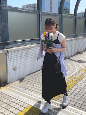 「花見デート」｜amkinaさん（レディース・157cm）の春コーディネート