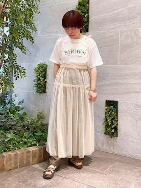 なこ。さん（レディース・153cm）の夏コーディネート