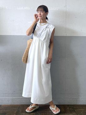 「TAW&TOE」｜KIKUCHIさん（レディース・167cm）の夏コーディネート