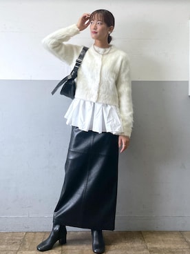 「アイテム（その他トップス）」を使った、KIKUCHIさん（レディース・167cm・20代）の冬コーディネート