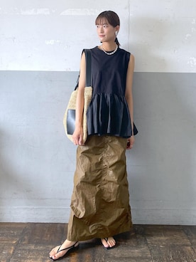 KIKUCHIさん（レディース・167cm）の夏コーディネート