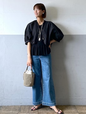 「ROLLA'S（ローラス）のアイテム」を使った、KIKUCHIさん（レディース・167cm）の夏コーディネート