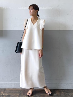 「メアリオルターナ」｜KIKUCHIさん（レディース・167cm）の夏コーディネート