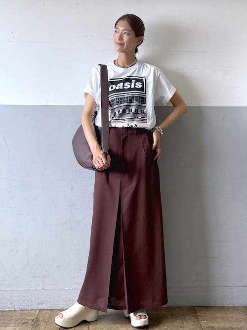 【逸品】ハイウエストベンツタックスカート