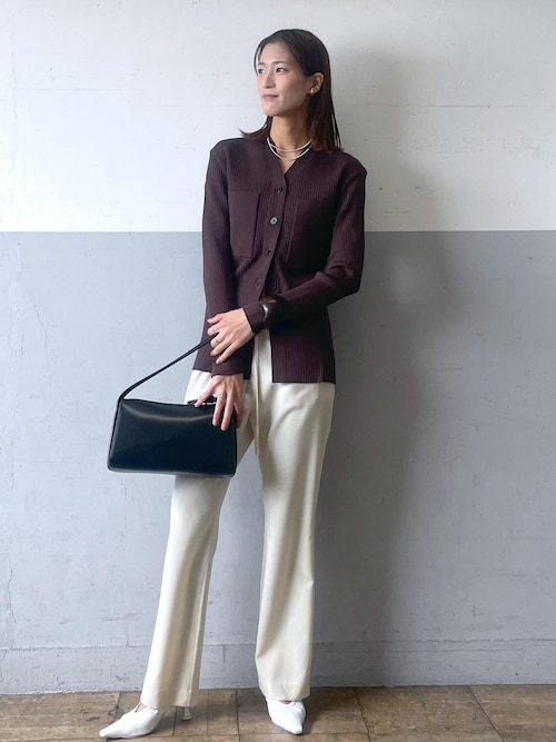 EMOELLE】ポケットリブカーディガン（カーディガン/ボレロ