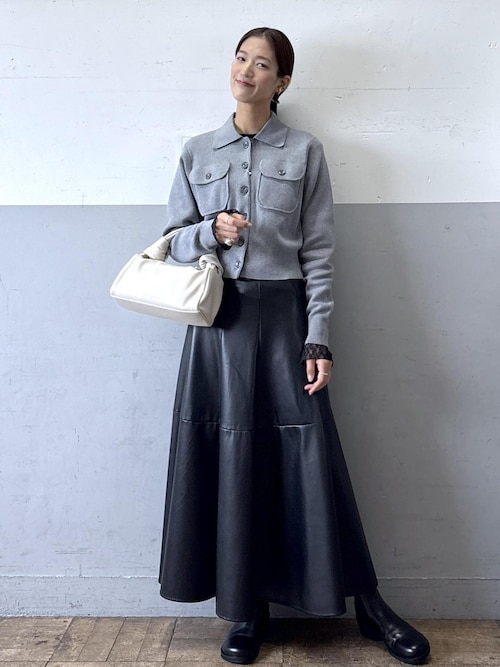 ADAM ET ROPE'（アダムエロペ） ブーツ レザーサイドゴアショート