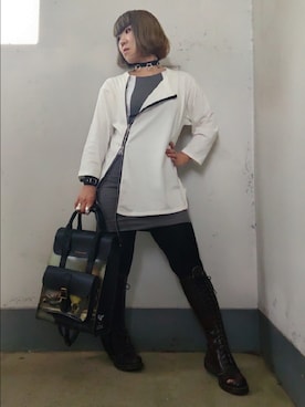 リィコさんの（Dr. Martens | ドクターマーチン）を使ったコーディネート