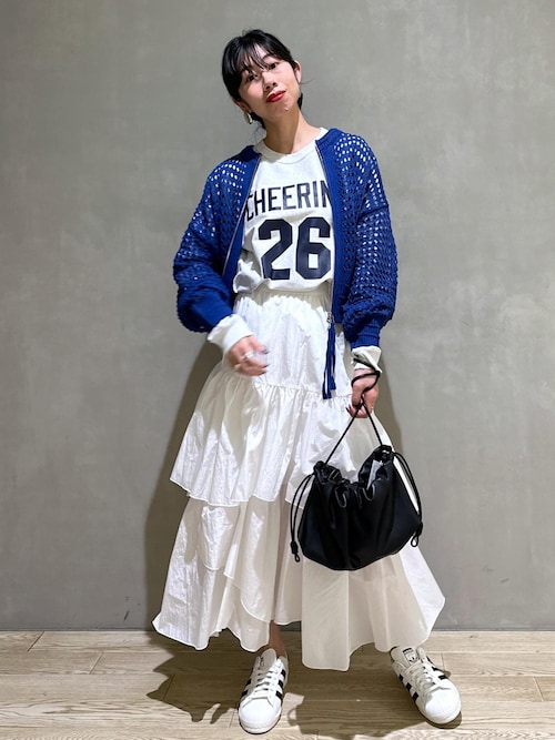 セール】【サステナブル】アシンメトリーティアードスカート（スカート