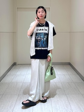 「アイテム（その他シューズ）」を使った、adamosariさん（レディース・165cm・30代）の夏コーディネート