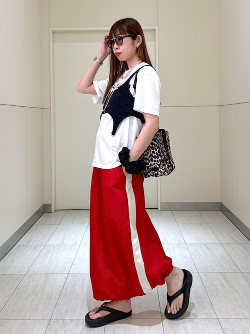 red chop works】サロペットスカート38 楽天市場】レッド