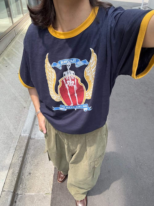 アソートプリントリンガーTシャツ