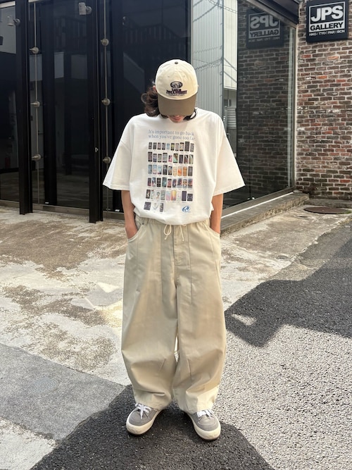 ワイドバルーンチノパンツ