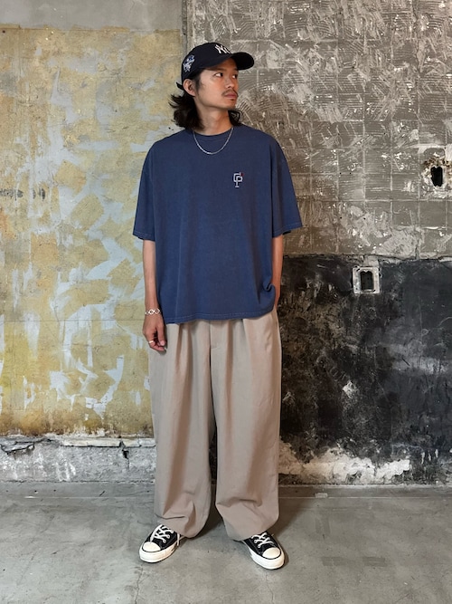ボーダーアソート オーバーダイピグメントTシャツ