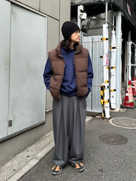 「CIAOPANIC（チャオパニック）のアイテム（その他アウター）」を使った、hsm58さん（メンズ・173cm）の秋コーディネート