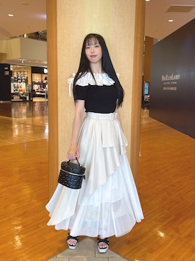 「ドッキング」｜のんさん（レディース・164cm）の夏コーディネート