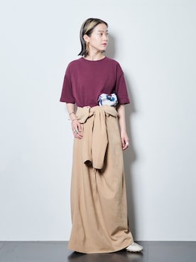 YAMASHITAさん(レディース・156cm)の夏コーディネート