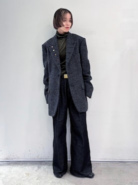 「CITYSHOP」｜YAMASHITAさん（レディース・156cm）の秋コーディネート