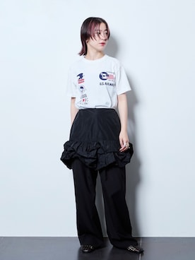 YAMASHITAさん（レディース・156cm）の夏コーディネート
