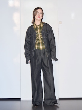 「Mollini（モリーニ）のアイテム」を使った、YAMASHITAさん（レディース・156cm）の秋コーディネート