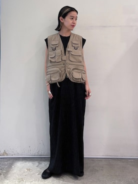 YAMASHITAさん（レディース・156cm）の夏コーディネート