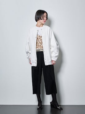 「SEEALL（シーオール）のアイテム」を使った、YAMASHITAさん（レディース・156cm）の冬コーディネート