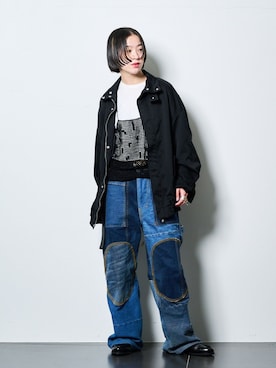 YAMASHITAさん(レディース・156cm)の春コーディネート