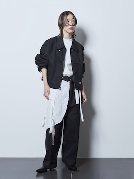 「Mollini（モリーニ）のアイテム」を使った、YAMASHITAさん（レディース・156cm）の夏コーディネート