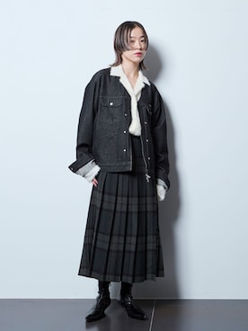 「Wrangler（ラングラー）のアイテム」を使った、YAMASHITAさん（レディース・156cm）の夏コーディネート