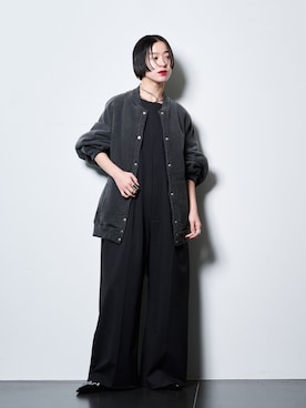 「SEEALL（シーオール）のアイテム」を使った、YAMASHITAさん（レディース・156cm）の冬コーディネート