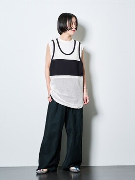 YAMASHITAさん(レディース・156cm)の春コーディネート