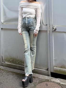 内藤和香さん（レディース・169cm）の春コーディネート