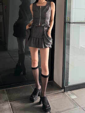 内藤和香さん(レディース・169cm)の夏コーディネート