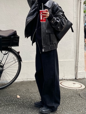 内藤和香さん(レディース・169cm)の秋コーディネート