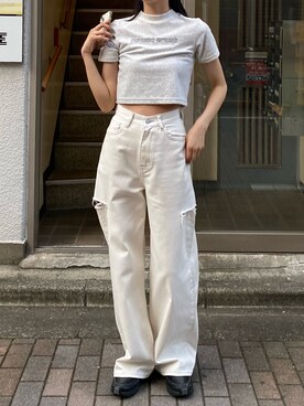 内藤和香さん(レディース・169cm)の夏コーディネート