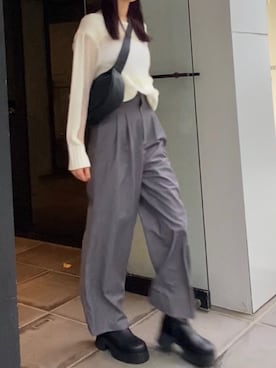 内藤和香さん(レディース・169cm)の秋コーディネート