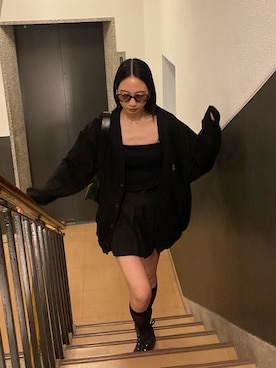 内藤和香さん(レディース・169cm)の冬コーディネート