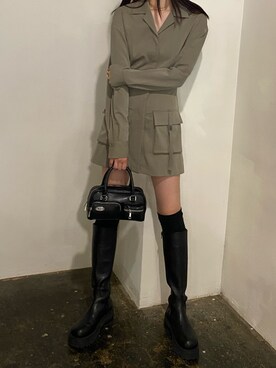 内藤和香さん（レディース・169cm）の秋コーディネート
