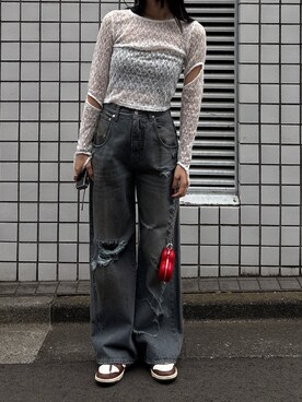 内藤和香さん（レディース・169cm）の春コーディネート