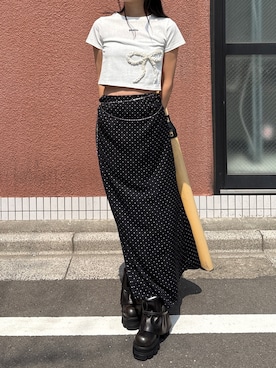 内藤和香さん(レディース・169cm)の春コーディネート