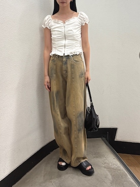 内藤和香さん(レディース・169cm)の夏コーディネート