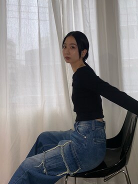 内藤和香さん（レディース・169cm）の春コーディネート
