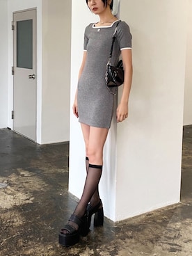 内藤和香さん(レディース・169cm)の夏コーディネート