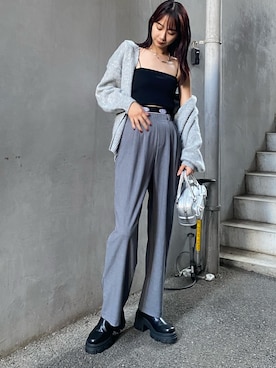 内藤和香さん（レディース・169cm）の秋コーディネート