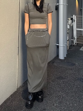 内藤和香さん（レディース・169cm）の春コーディネート