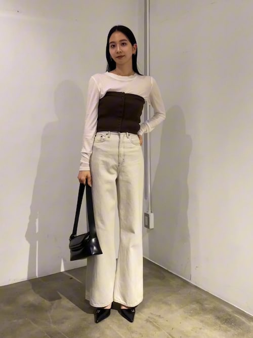 VEQUM】RIM WIDE JEANS（デニムパンツ）｜VEQUM（VEQUM）の